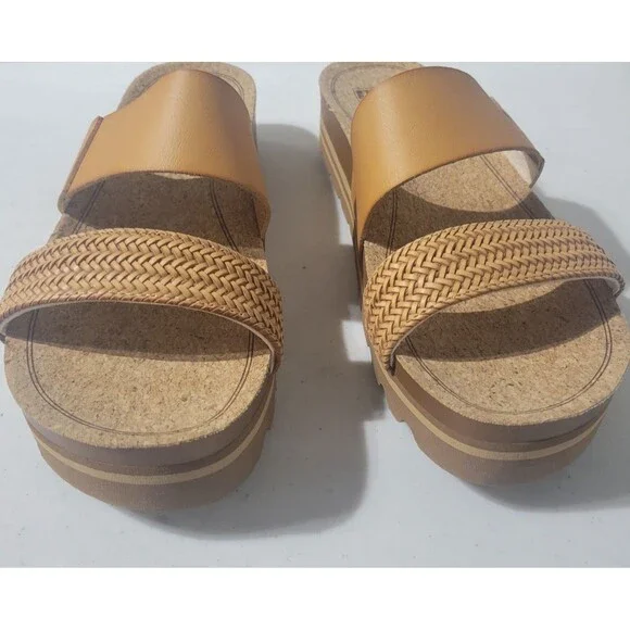 REEF Womens Cushion Vista Hi Natural Braid Size 10 NWOB - Picture 2 of 7